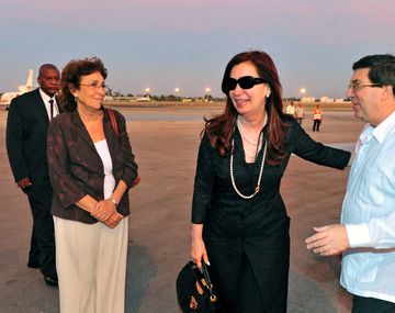 Una hija de Chávez agradeció la visita de Cristina Fernández