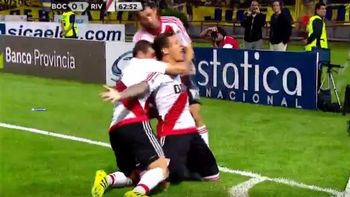 El gol de Driussi para River 1 Boca 0 El gol de Driussi para River 1 Boca 0