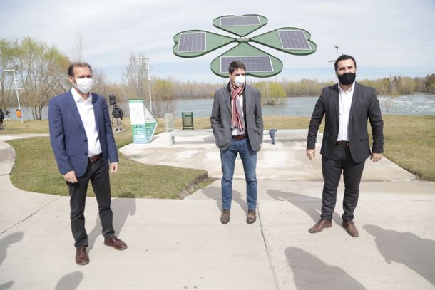 Cumbre entre Omar Gutiérrez, Sergio Affronti y Dario Martínez