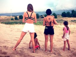 Marcela Kloosterboer y Agustina Cherri, juntas Marcela Kloosterboer y Agustina Cherri, juntas