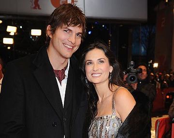 Ashton Kutcher y Demi Moore