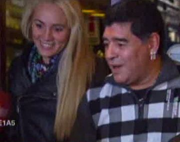 Diego y Rocío cenaron junto con amigos en Las Cañitas