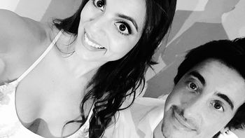 La foto que subió la actriz junto a Santi en Instagram La foto que subió la actriz junto a Santi en Instagram