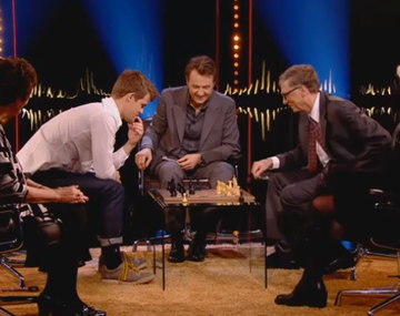 Muy precoz: Bill Gates perdió una partida de ajedrez en menos de 80 segundos