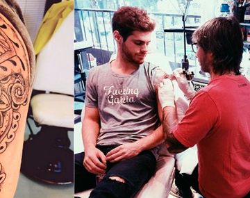 Mirá el nuevo tatuaje de Gastón Soffritti