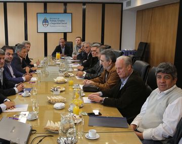 Reunión del Gobierno con las CGT del 29 de septiembre último