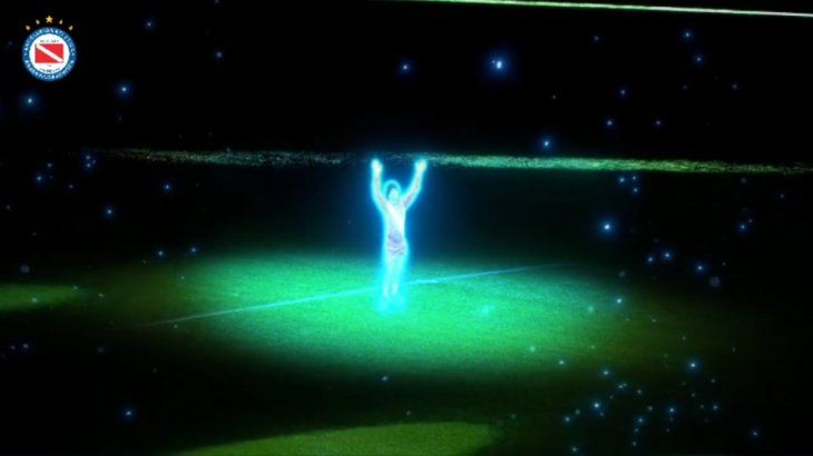 El espectacular homenaje de Argentinos Juniors a Diego Maradona