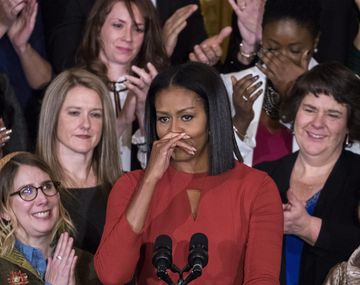 Michelle Obama se mostró al natural
