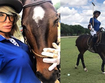 VIDEO: El grito de Vicky Xipolitakis en una clase de polo en Miami