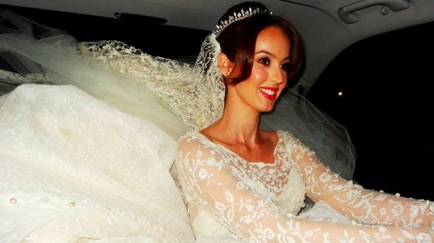 Las fotos inéditas del casamiento de Gabriela Bó, la ex de Cristian Castro,  ahora por iglesia