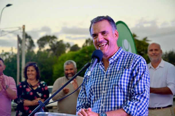 El precandidato presidencial del Frente Amplio