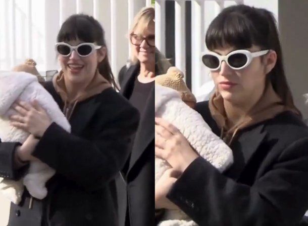 Úrsula Corberó paseando con Dante Darín.