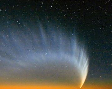 Se acerca el cometa del siglo a la Tierra. Imagen ilustrativa.