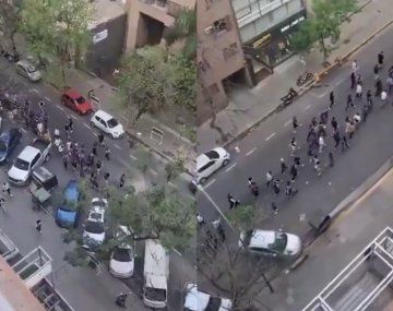 Fuertes insultos a militantes libertarios en Córdoba en la previa al acto de Milei