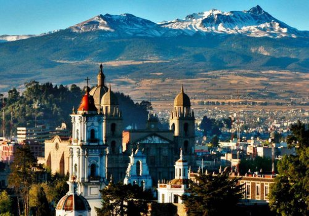 Vista aérea del Estado de México.