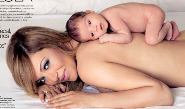 Evangelina Anderson presenta a su hija Lola