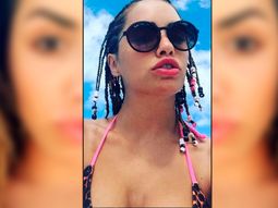 Durante sus vacaciones con Martínez, Lali se sacó las trencitas