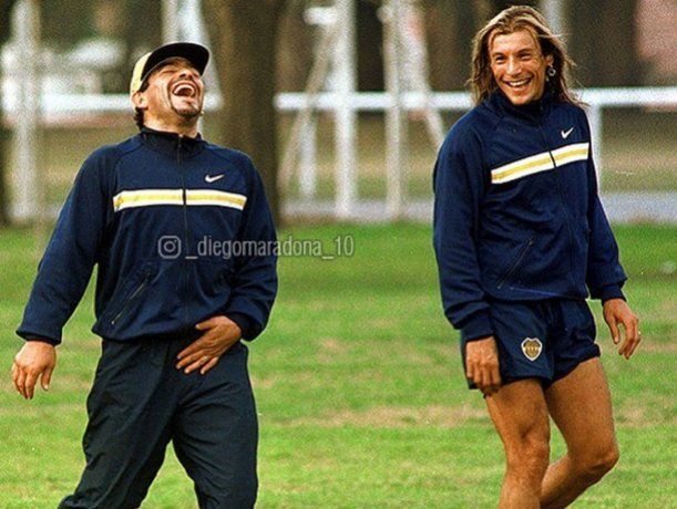 Maradona y Caniggia