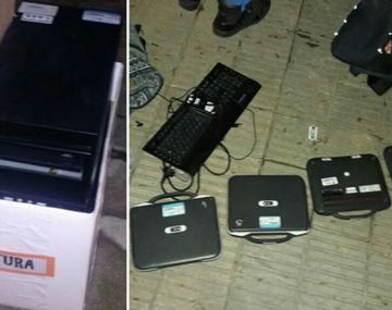 Aprovecharon las vacaciones para robar la escuela