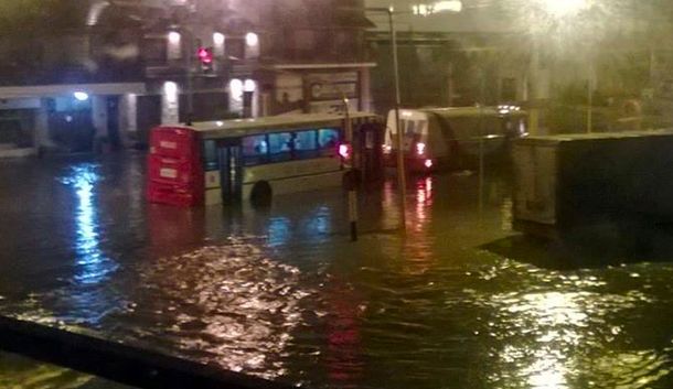 Las fotos de la inundación en Mar del Plata