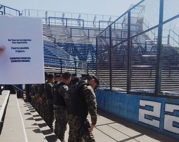 Comenzó un estricto operativo de seguridad en la cancha de Gimnasia