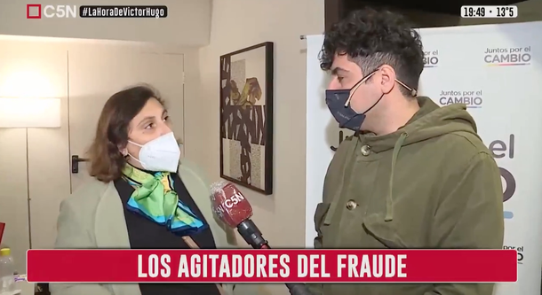 En C5N: Lautaro Maislin deja expuesta a Oliveto y Víctor Hugo se hace un picnic