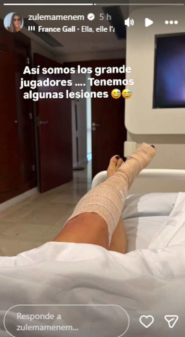 Zulemita Menem generó preocupación tras mostrarse internada Zulemita Menem generó preocupación tras mostrarse internada