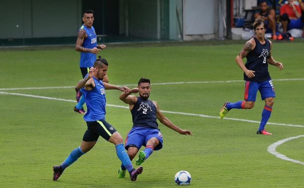 Junior Benítez volvió a hacer un gol para Boca en un amistoso