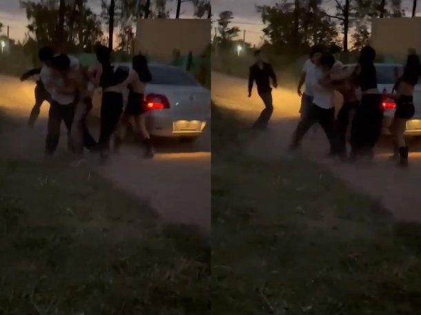 Dale, dale, dale: brutal agresión de adolescentes a un padre durante un cumpleaños de 15 en Azul