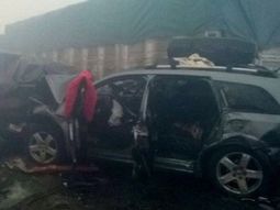 impresionante choque multiple deja dos muertos en santa fe impresionante choque multiple deja dos muertos en santa fe