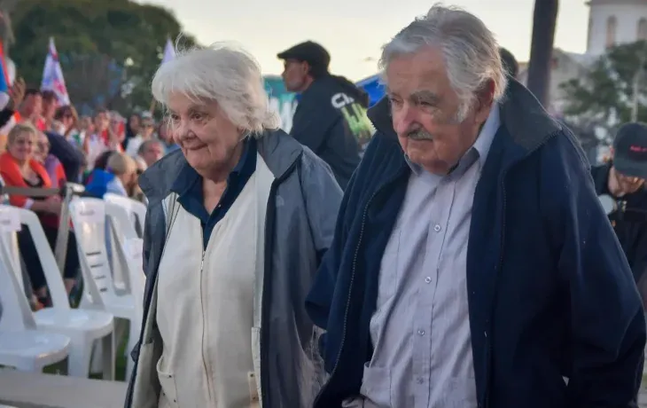 Lucía Topolansky dio detalles sobre la salud de José Mujica.