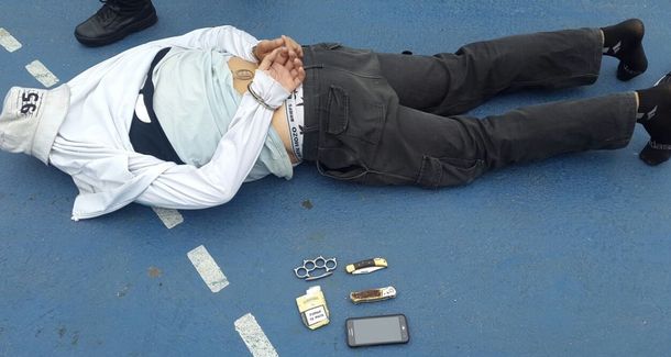 Así detuvieron a los barras de Racing