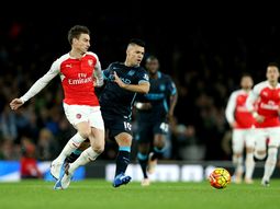 en la vuelta de agüero, el manchester city cayo ante el arsenal en la vuelta de agüero, el manchester city cayo ante el arsenal