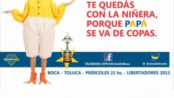 los hinchas de boca vuelven a la carga con afiches para river los hinchas de boca vuelven a la carga con afiches para river
