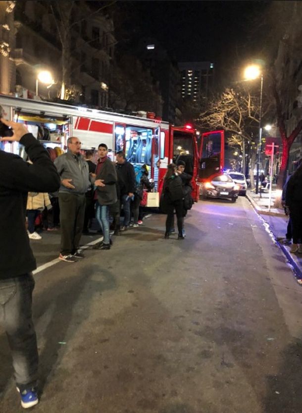 Principio de incendio en la línea C - Crédito:&nbsp;@AxelPetraglia