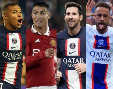 Quiénes son los 10 futbolistas mejores pagos del mundo