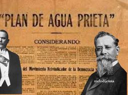 Ante el avance de la rebelión de Agua Prieta, Carranza abandona la Ciudad de México en 1920. Ante el avance de la rebelión de Agua Prieta, Carranza abandona la Ciudad de México en 1920.