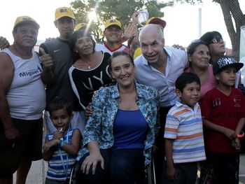 Ahora Michetti se suma a las fotos oficiales con Larreta