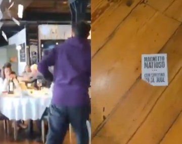 Con Cristina no se jode: manifestantes irrumpieron en un restaurante de Puerto Madero