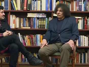 Alejandro Dolina junto a Lautaro Maislín.