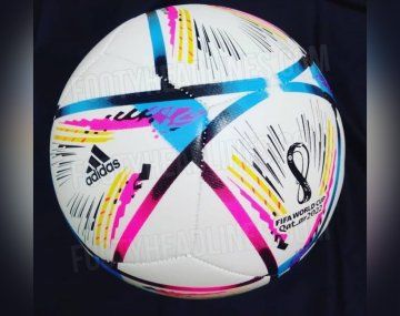Mundial: la pelota oficial de Qatar 2022 se llamará Rihla y será multicolor