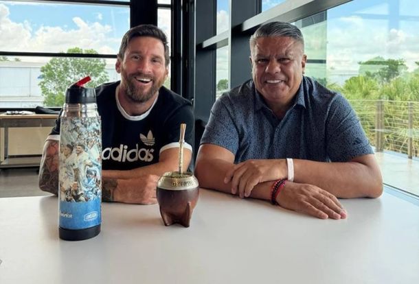 Cumbre en Miami: Chiqui Tapia se mostró con Lionel Messi y generó ruido por la ausencia de Javier Mascherano