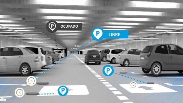 Crean un sistema de sensores que detecta lugares libres para estacionar