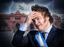 Javier Milei en problemas.