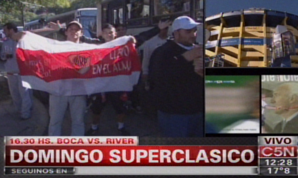 Arrancó la caravana de hinchas de River hacia La Bombonera