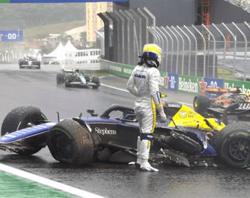 El choque de Colapinto que lo dejó afuera del GP de Brasil