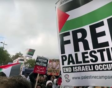 Masivas manifestaciones en Londres y otras ciudades europeas a favor de Palestina