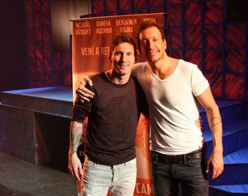 La intimidad de la visita de Lionel Messi al teatro