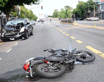 Choque fatal en Paternal: viajaba en moto
