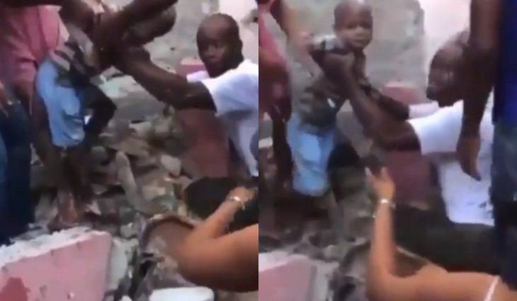 VIDEO: Emotivo rescate de dos niños en Haití tras el terremoto
